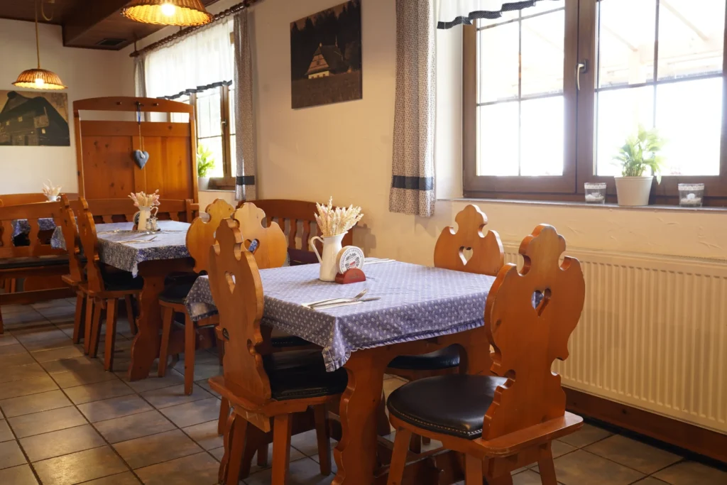 Tables by the window